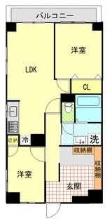 エンゼルハイム綱島第2【6階】の間取り