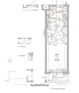 クレイシアIDZ祐天寺Ⅱ【1階】の間取り