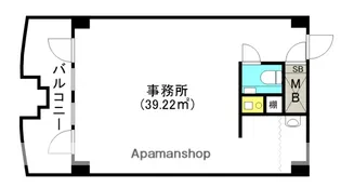 オフィスビル大井MAX−1【11階】の間取り