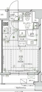 レガリス品川南大井パークサイド【7階】の間取り