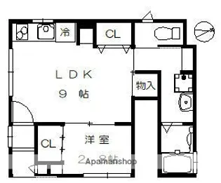 ステラエミール【1階】の間取り