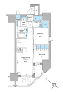 ルフォンプログレ西大井プレミア【2階】の間取り
