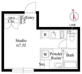 エルフローラ三軒茶屋【1階】の間取り