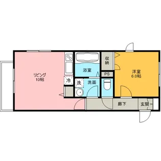 パークヒルズ新百合ヶ丘【2階】の間取り