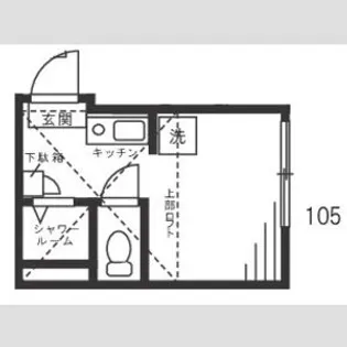 ルベルソー駒沢【1階】の間取り