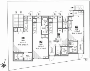 グランエッグス用賀【1階】の間取り