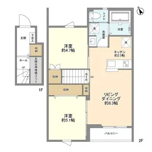 SPECTAS55【2階】の間取り