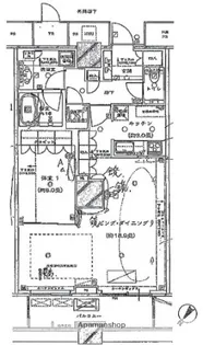東京都中央区勝どき6丁目【マンション】の間取り