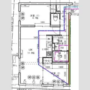 エルファーロ大岡山Ⅱ【2階】の間取り