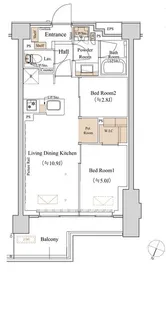 ブランシエスタ西馬込【2階】の間取り