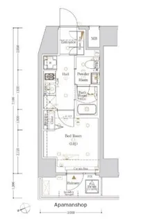 LOG戸越【8階】の間取り