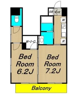 ロリエ笹塚【13階】の間取り