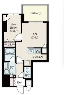 SーRESIDENCE大森BRESA【2階】の間取り