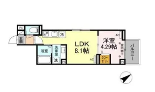 ルリアン船橋【3階】の間取り