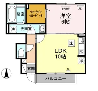 アストルム【1階】の間取り