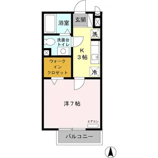 ジャスミン.H.I【2階】の間取り