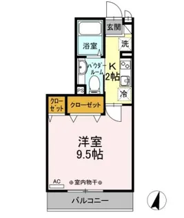 GRANDE【1階】の間取り