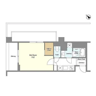 HF目黒行人坂レジデンス【5階】の間取り