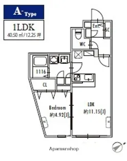 GRANPASEO下北沢【2階】の間取り