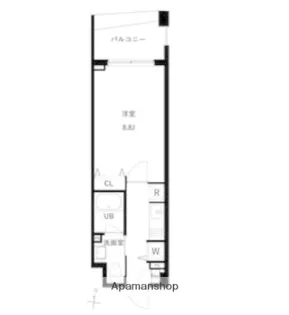 JMFレジデンス世田谷三宿【4階】の間取り