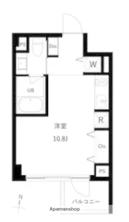 JMFレジデンス世田谷三宿【4階】の間取り