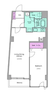 アーバンパーク代官山Ⅰ【2階】の間取り