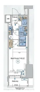 ガリシアレジデンス品川パークサイド【12階】の間取り