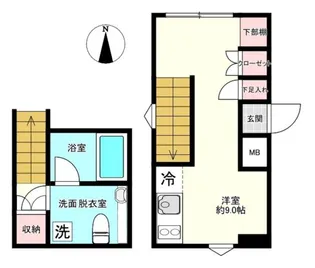 ZOOM表参道【1階】の間取り