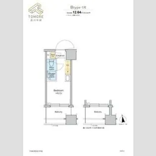 TOMORE品川中延【3階】の間取り