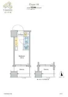 TOMORE品川中延【10階】の間取り