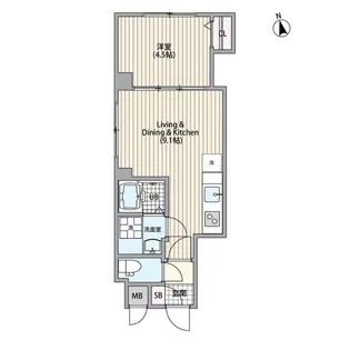 エルファーロ恵比寿【3階】の間取り