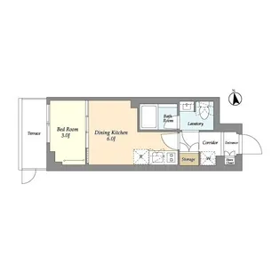 AIFLAT品川戸越パークサイド【1階】の間取り