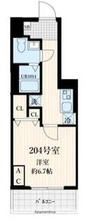 SKULD松陰神社【2階】の間取り