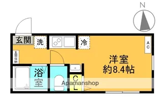 VENUS RESIDENCE 三ツ沢上町【1階】の間取り