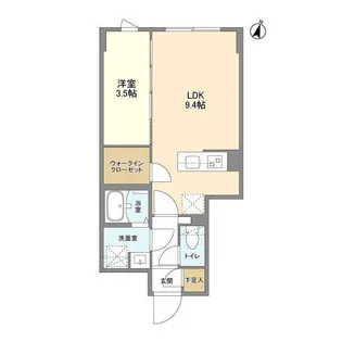 ウェルスクエア駒場東大前【2階】の間取り