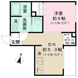 フィカーサ和泉【2階】の間取り