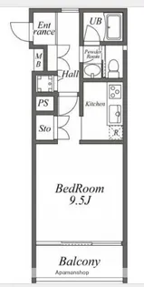 ユーレジデンス桜新町【307号室】の間取り