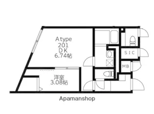 U RESIDENCE武蔵小山【3階】の間取り