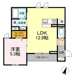 メルシー芙蓉10【2階】の間取り