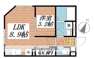 エクウス中村橋【1階】の間取り