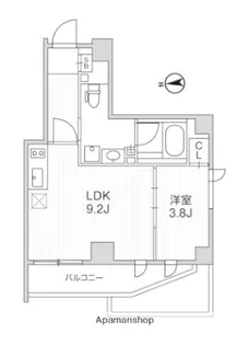 LIGHTHOUSE中馬込【5階】の間取り