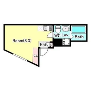 パレス池袋本町【3階】の間取り
