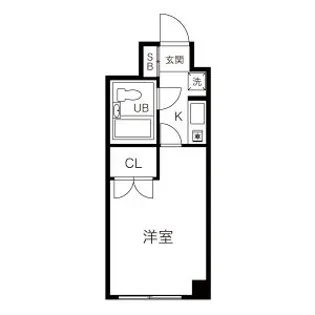 ジョイテル武蔵小杉【3階】の間取り