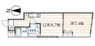 A LATO 西大井【5階】の間取り