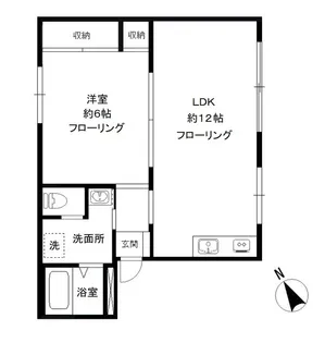 メゾン・ドゥ南馬込【1階】の間取り