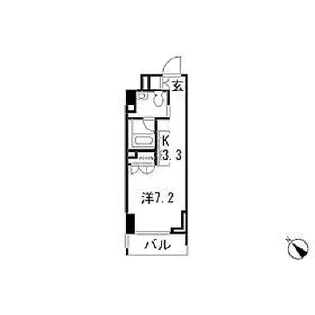 レジディア渋谷【8階】の間取り