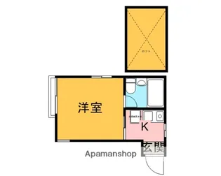 風パレス【1階】の間取り