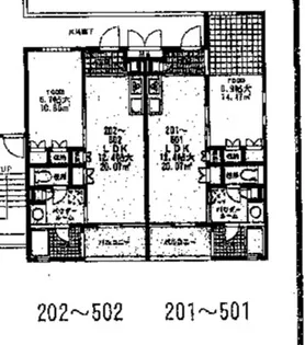 カーサ・ポルトーネ【5階】の間取り
