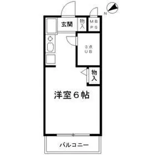 菱和パレス世田谷千歳台【3階】の間取り