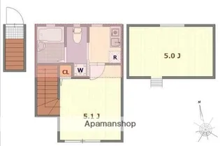 東京都杉並区和泉4丁目【アパート】の間取り